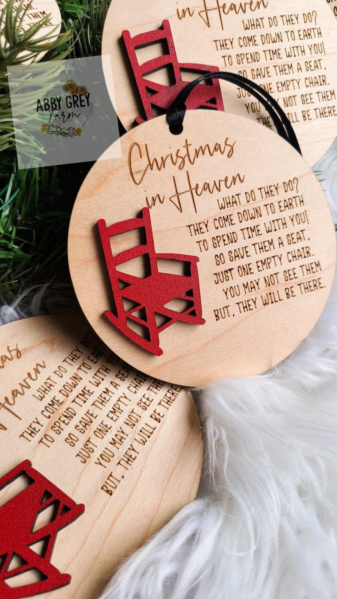 Red Chair Christmas Ornament