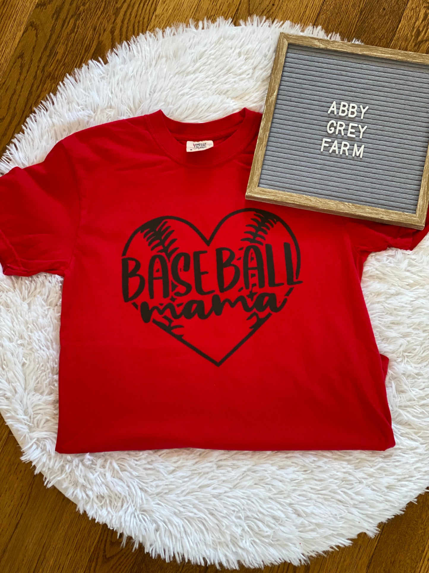 Baseball Mama… Comfort Colors - Garment-Dyed Heavyweight T-Shirt