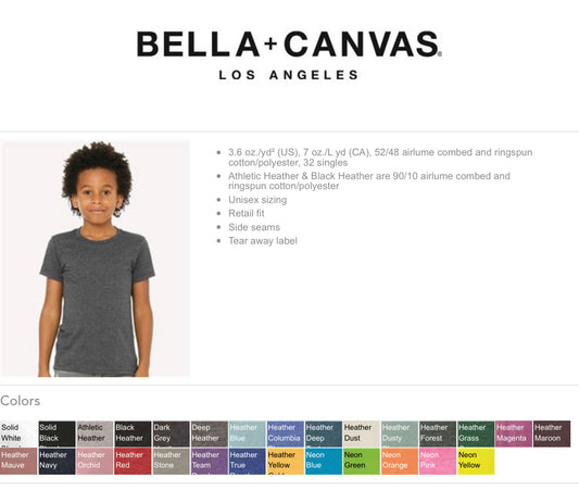 YOUTH Custom Graphic Tee- Full Color