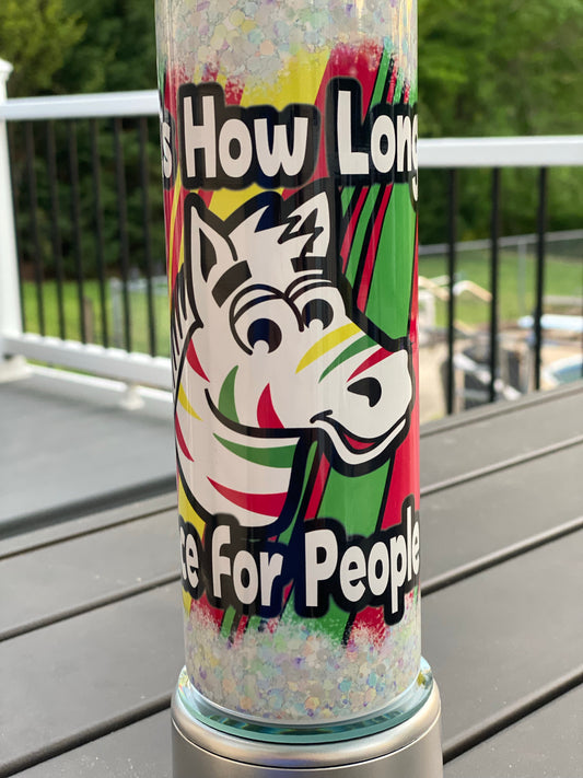 20 oz. Tumbler Zebra Gum (Tolerance)