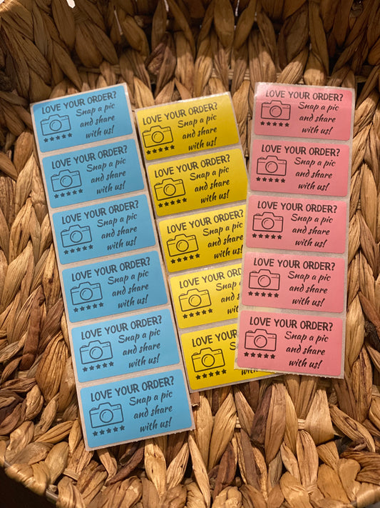 Love your order? Sticker