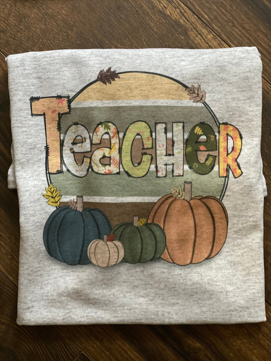 WS Fall Pumpkins Teacher Tee