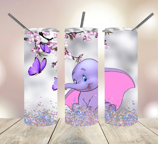 20oz. Tumbler Elephant design
