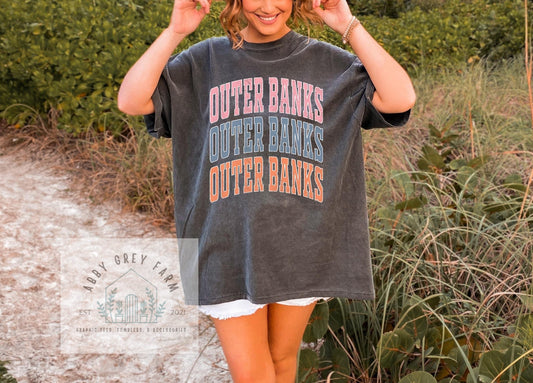 Pre- Order OUTER BANKS… Comfort Colors - Garment-Dyed Heavyweight T-Shirt