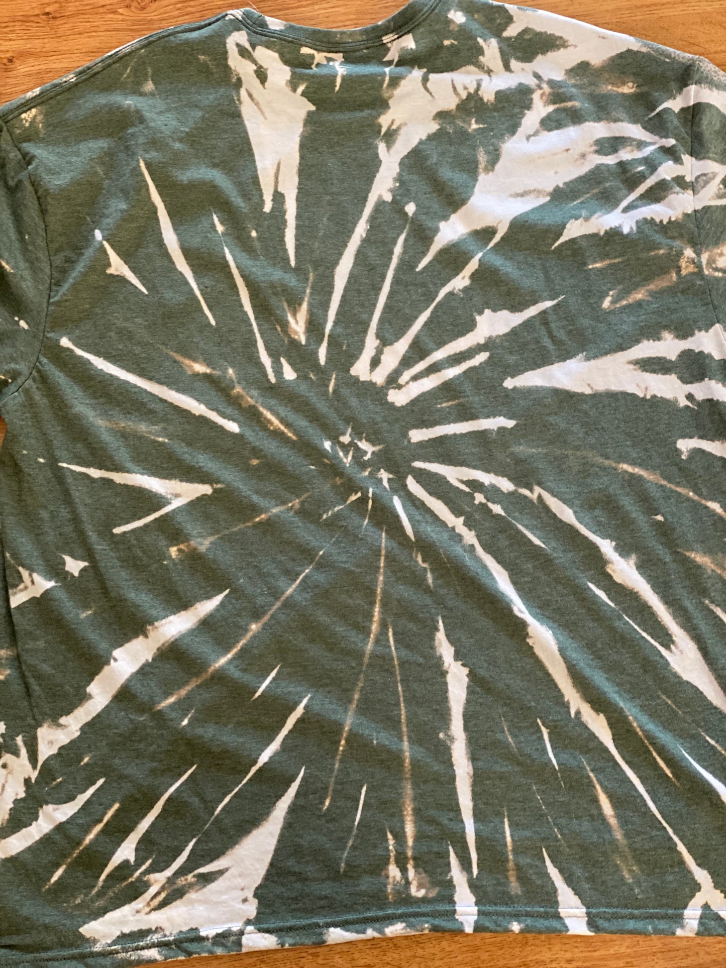Tie Dye Bleached Tee- God Bless the USA