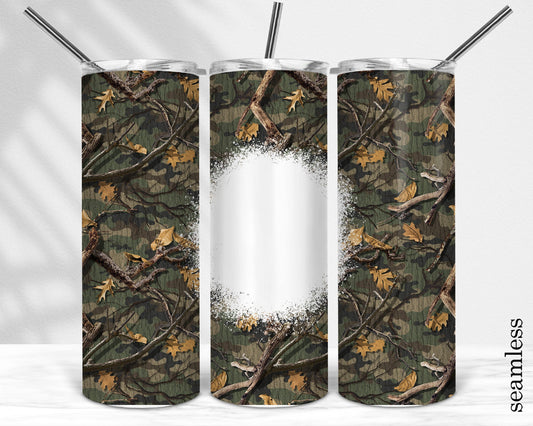 20oz. Tumbler Camo design personalized