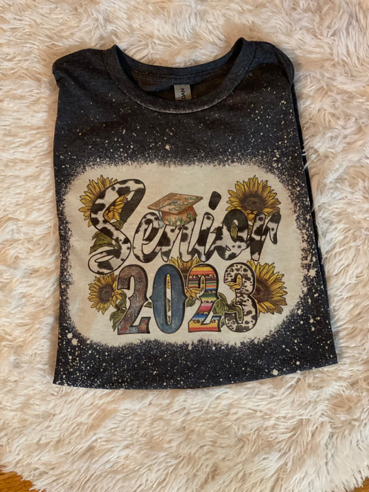 Bleached Tee- Senior 2023