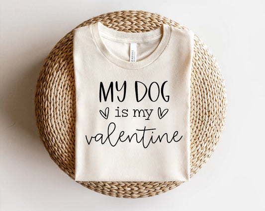 WS My Dog is My Valentine Graphic Tee