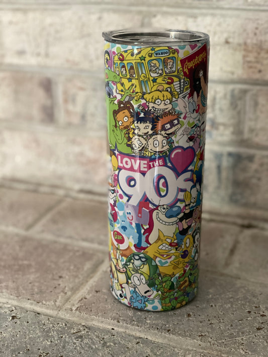 20oz. Tumbler Love 90s Design